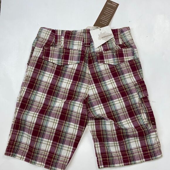 Tea Collection Strips New Boy Shorts Size 5 - Picture 3 of 9